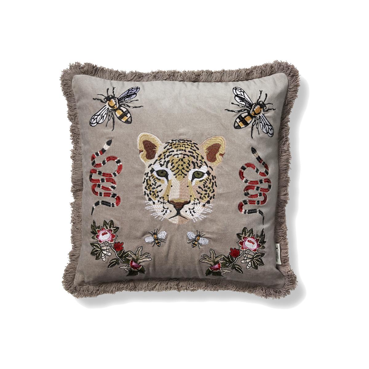 Anguis cushion cover 45x45 cm simply taupe – image 1