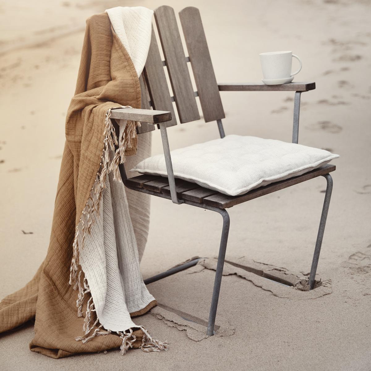 ERNST Ernst seat cushion 40x40cm naturewhite – image 2