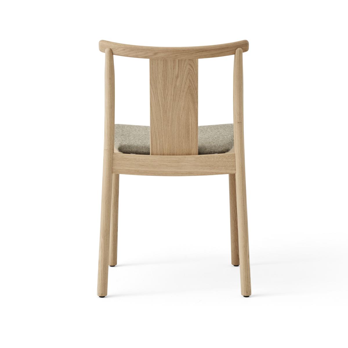 Audo Copenhagen Merkur chair with cushion Oak-Hallingdal 0200 beige – image 3