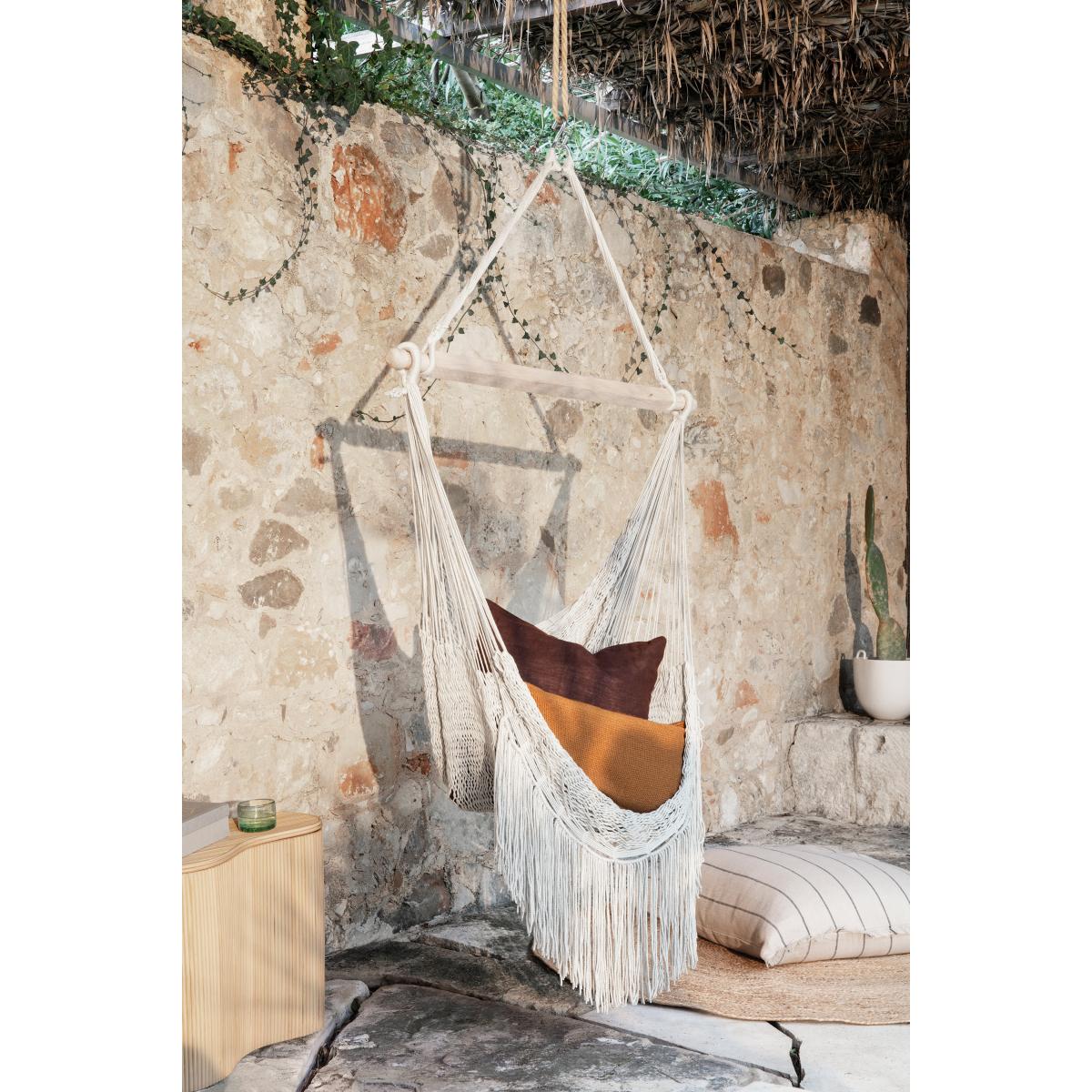 Ferm Living Linen cushion 50x50 cm Chocolate – image 3