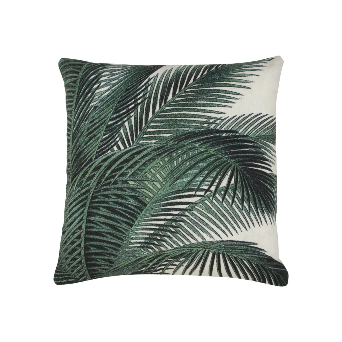 Palm leaves cushion 45x45 cm – image 1