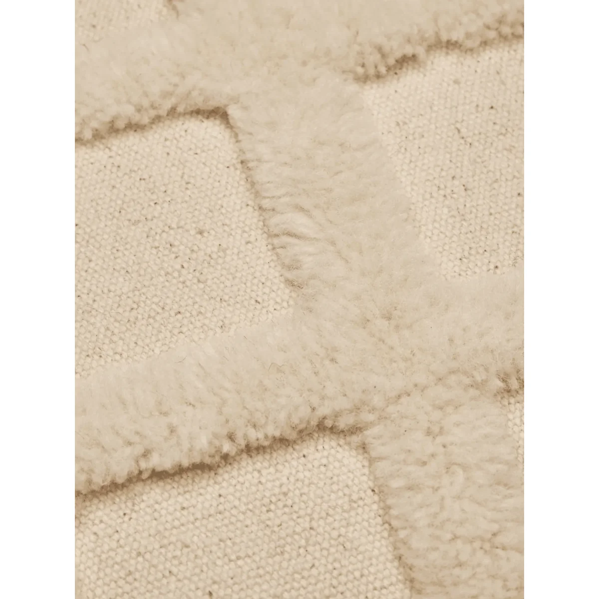 Ferm Living Norte grid cushion Off-white 50x50 cm – image 3