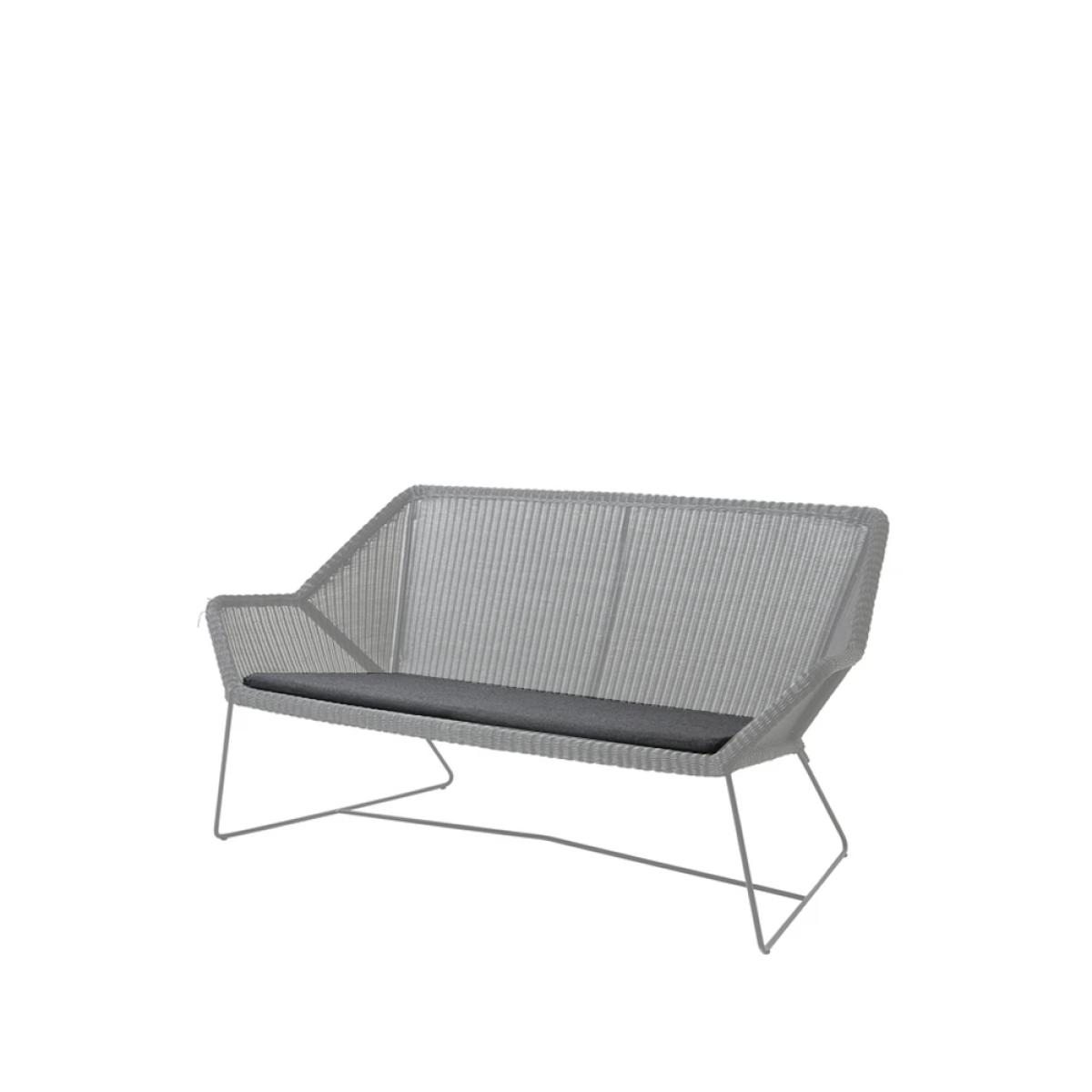 Cane-line Breeze sofa cushion 2-seater Link blue – image 2
