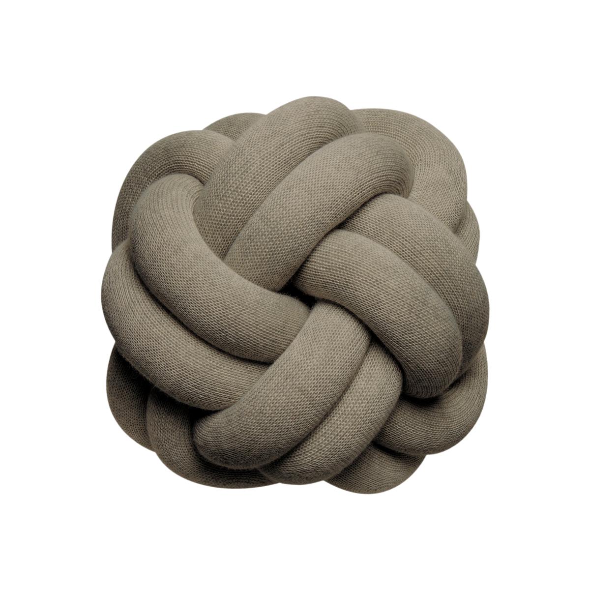 Knot pillow khaki