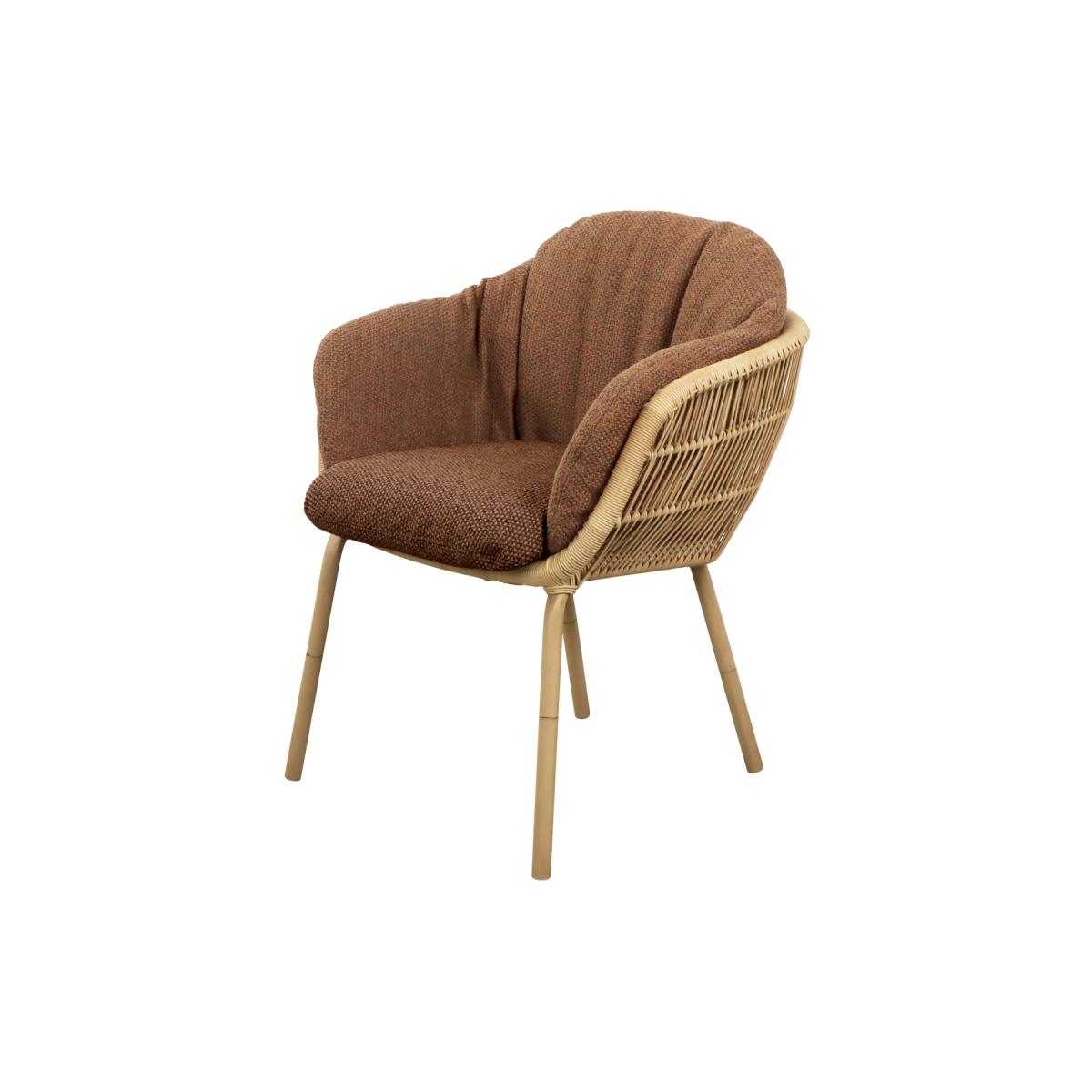 Cane-line Stay chair cushion set Umber brown (Rise) – image 3