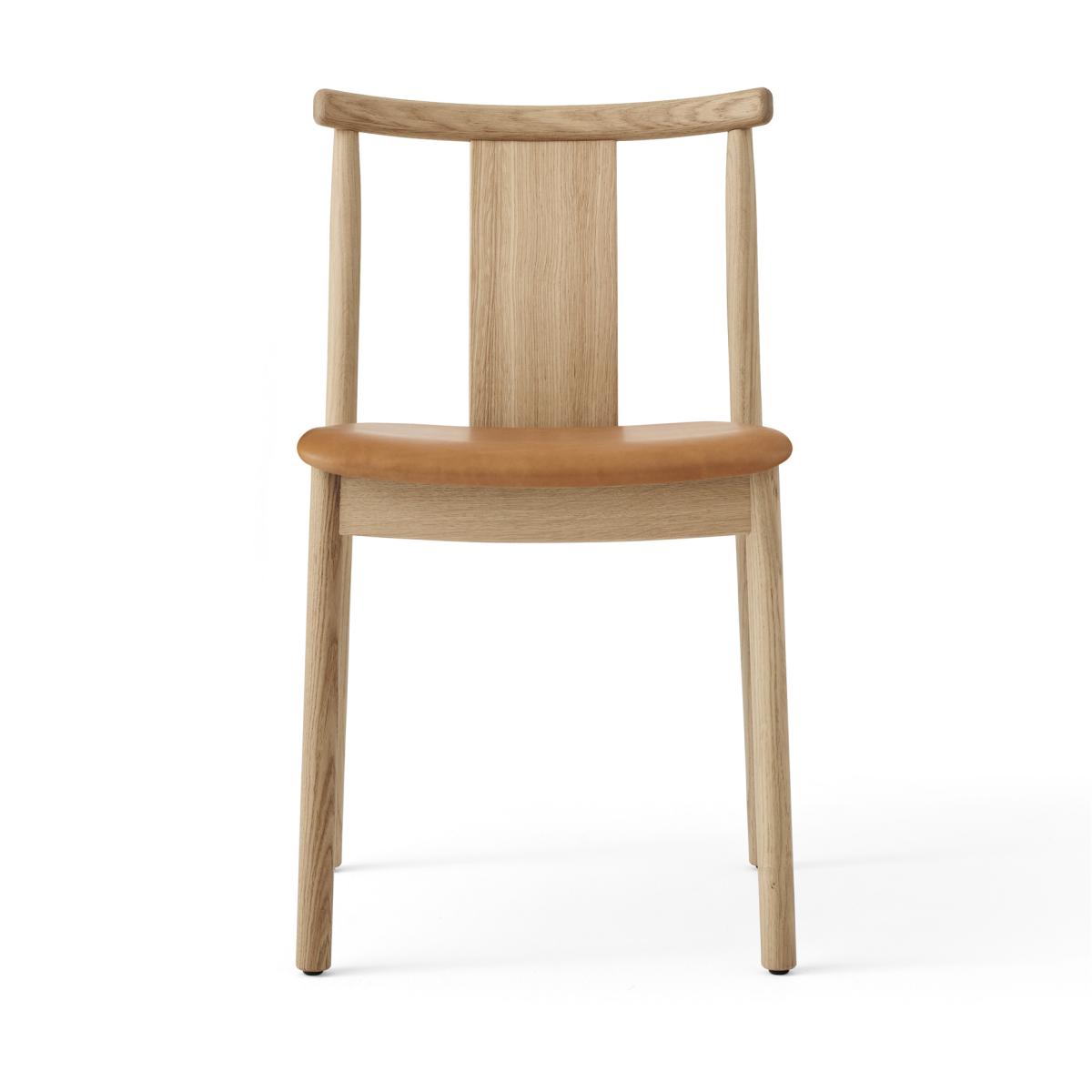 Audo Copenhagen Merkur chair with cushion Oak- Dakar 0250 cognac – image 2