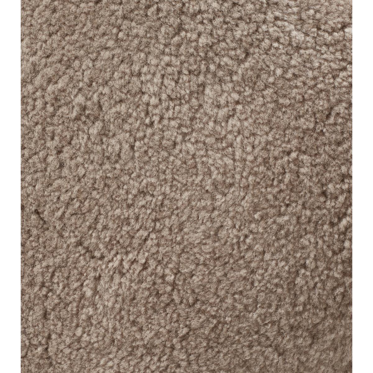 Hirta Sheepskin Floor Cushion - Pebble Grey – image 3