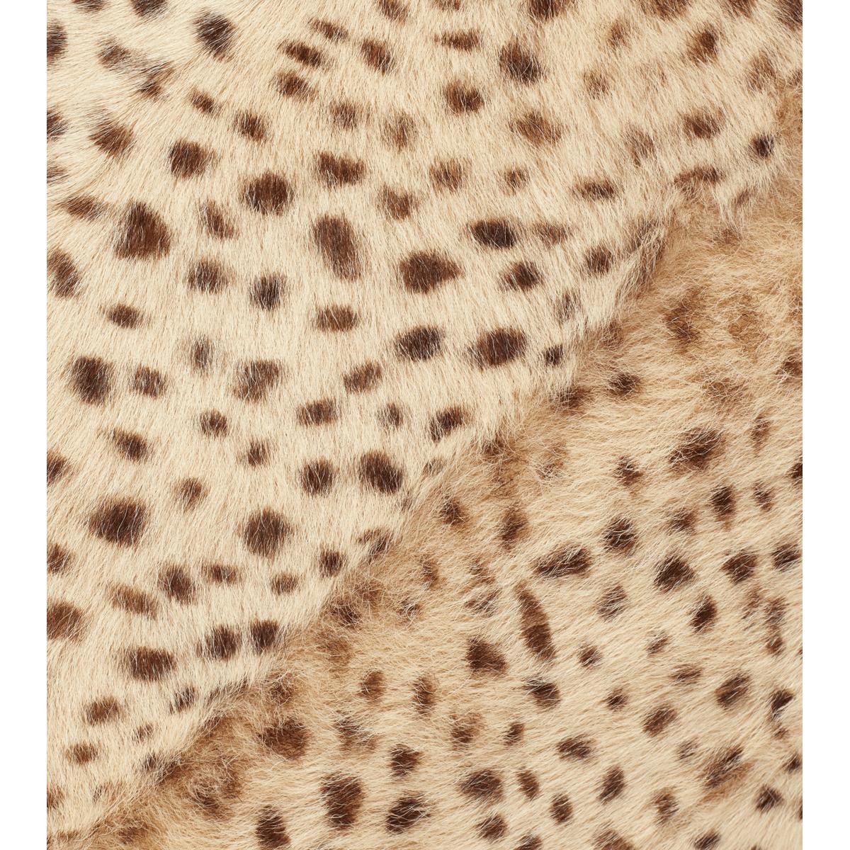 OKA, Chyangra Goat Fur Floor Cushion Large - Cheetah, Floor Cushions, Goat Hair, Cheetah Print – image 4