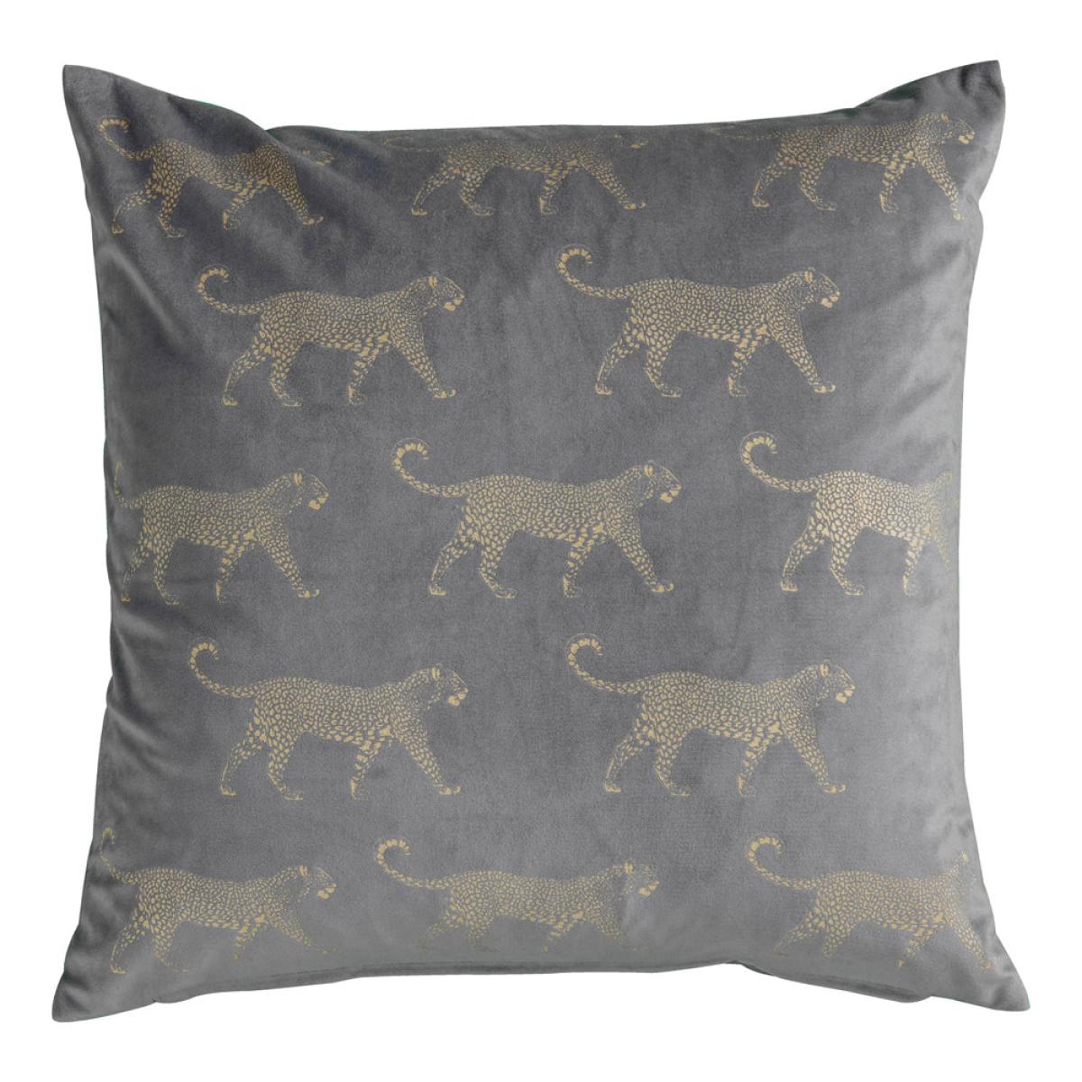 Gallery Interiors Leopard Cushion / Fringe – image 3