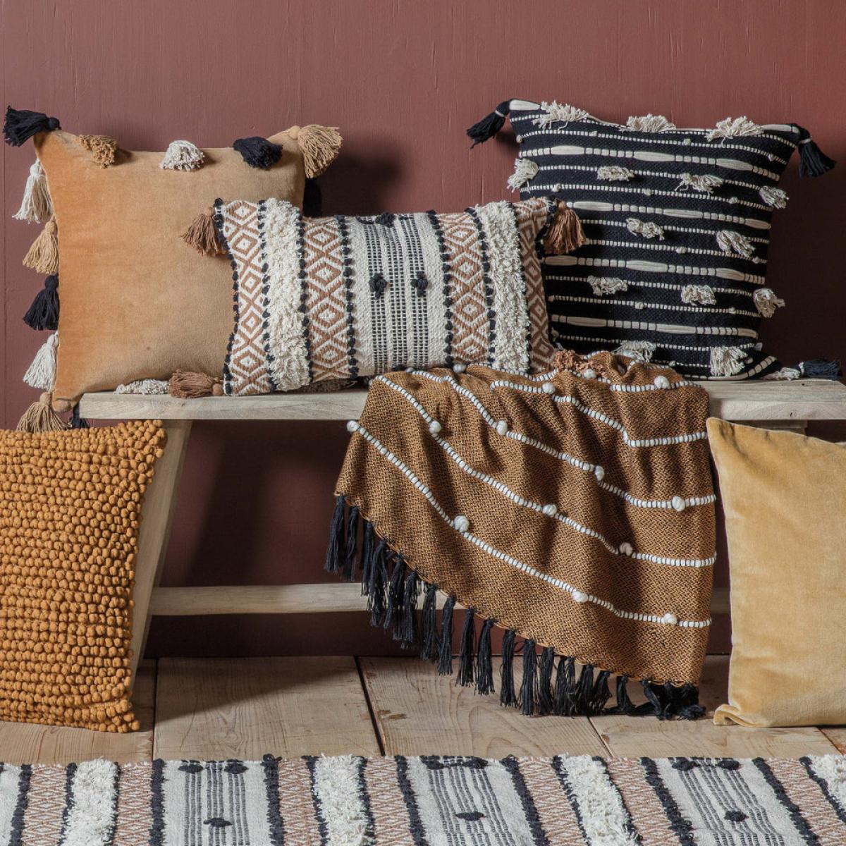Gallery Interiors Paulo Camel Cushion – image 7