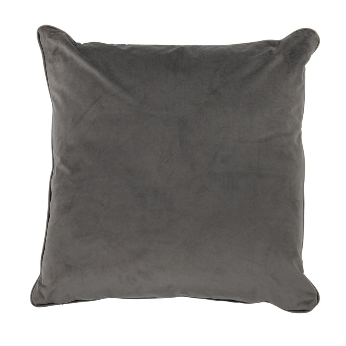 Gallery Interiors Aquino Floral Cushion Steel Grey – image 4
