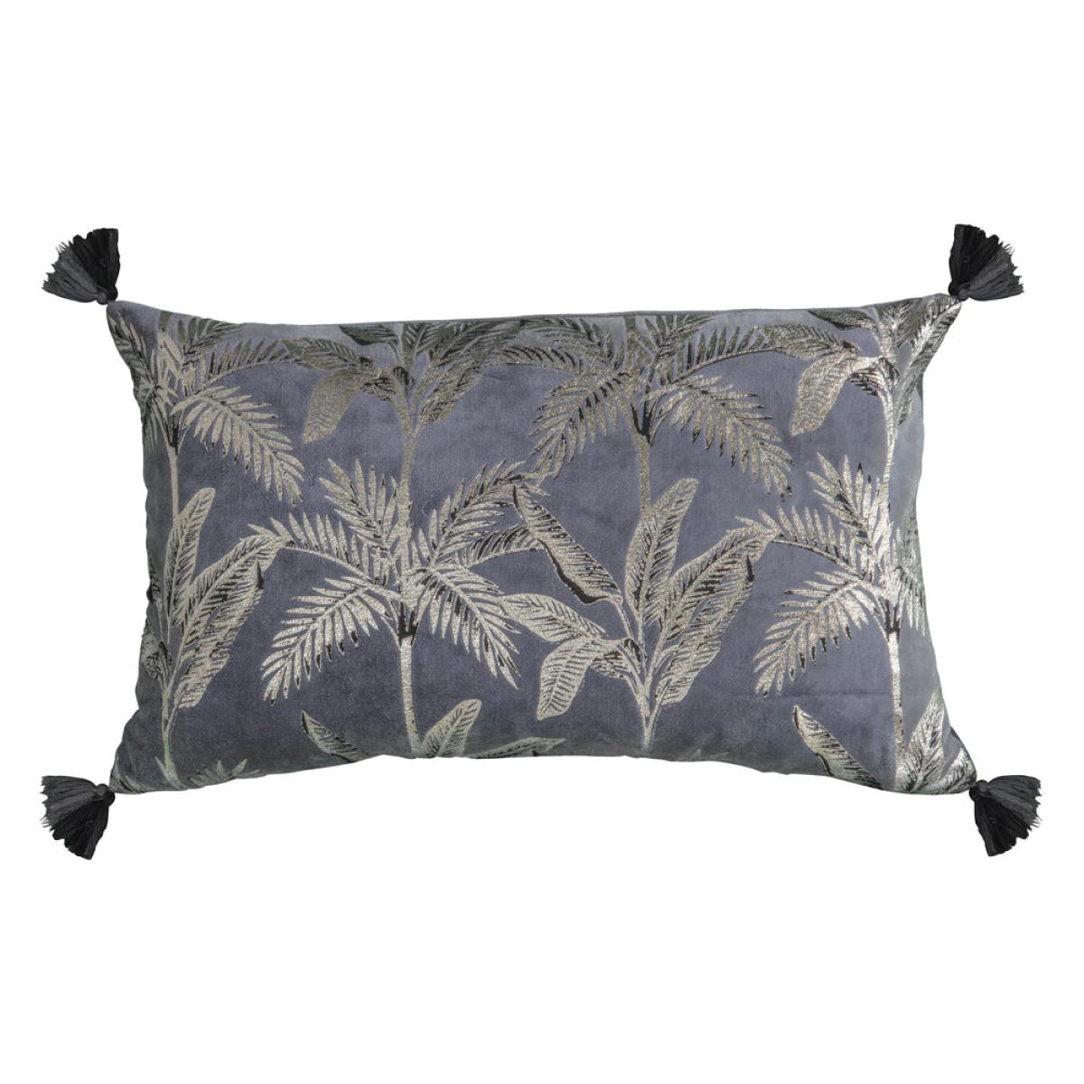 Gallery Interiors Palm Tassel Metallic Cushion – image 2