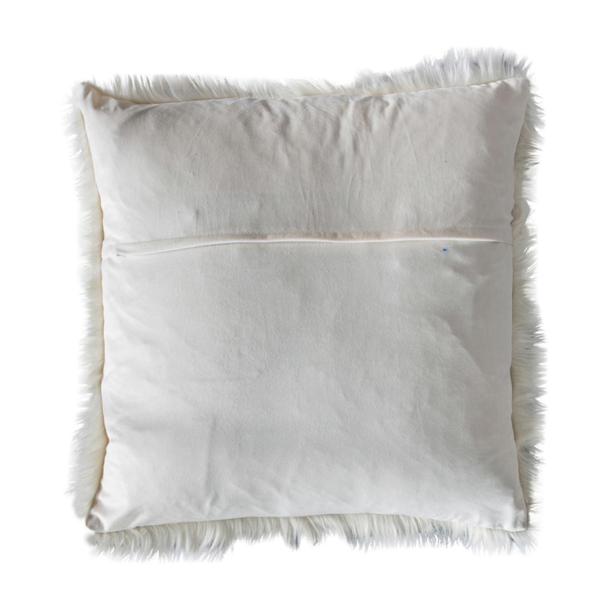 Gallery Interiors Mongolian Faux Cushion in Cream – image 2