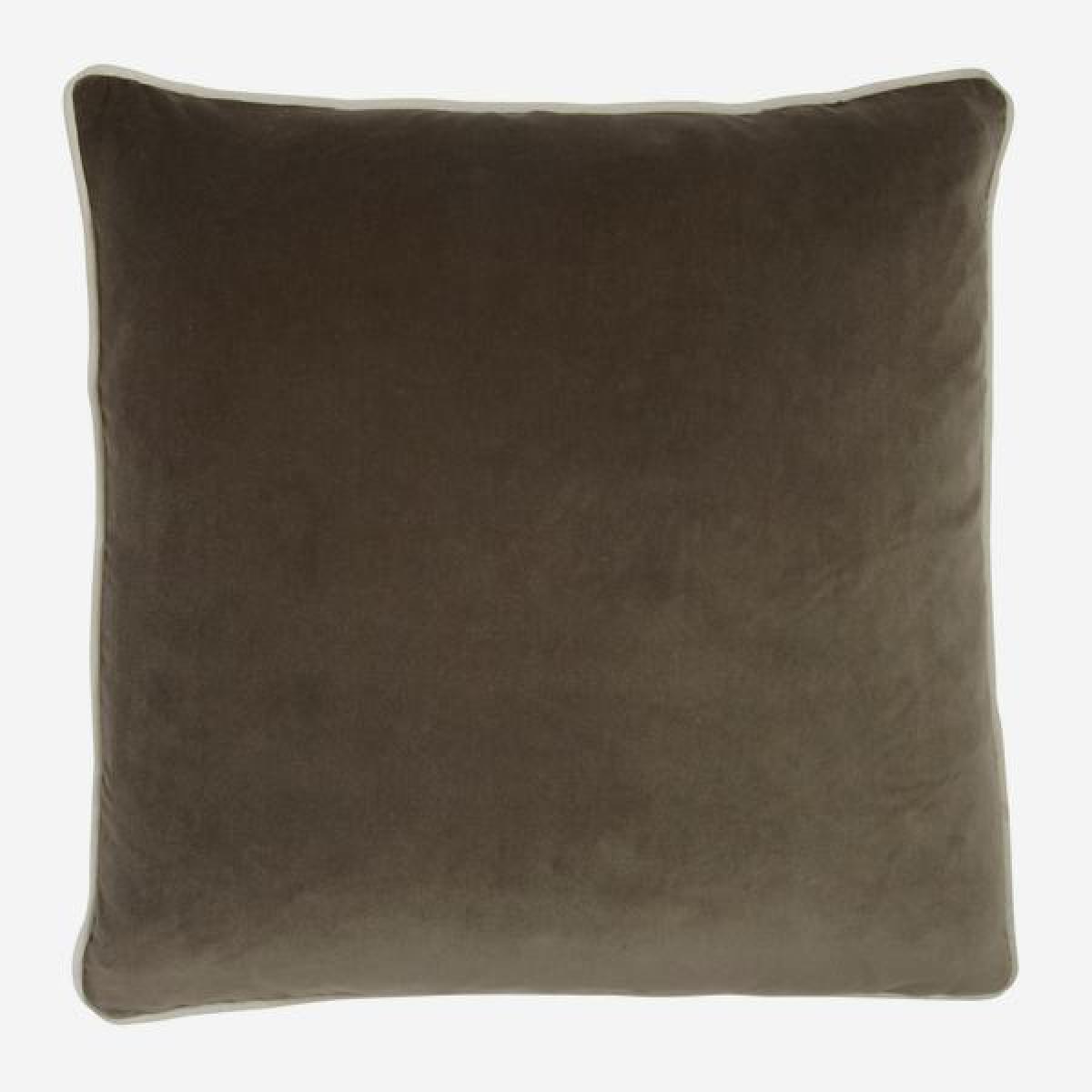 Andrew Martin Pelham Taupe Cushion with Ewe Piping – image 1