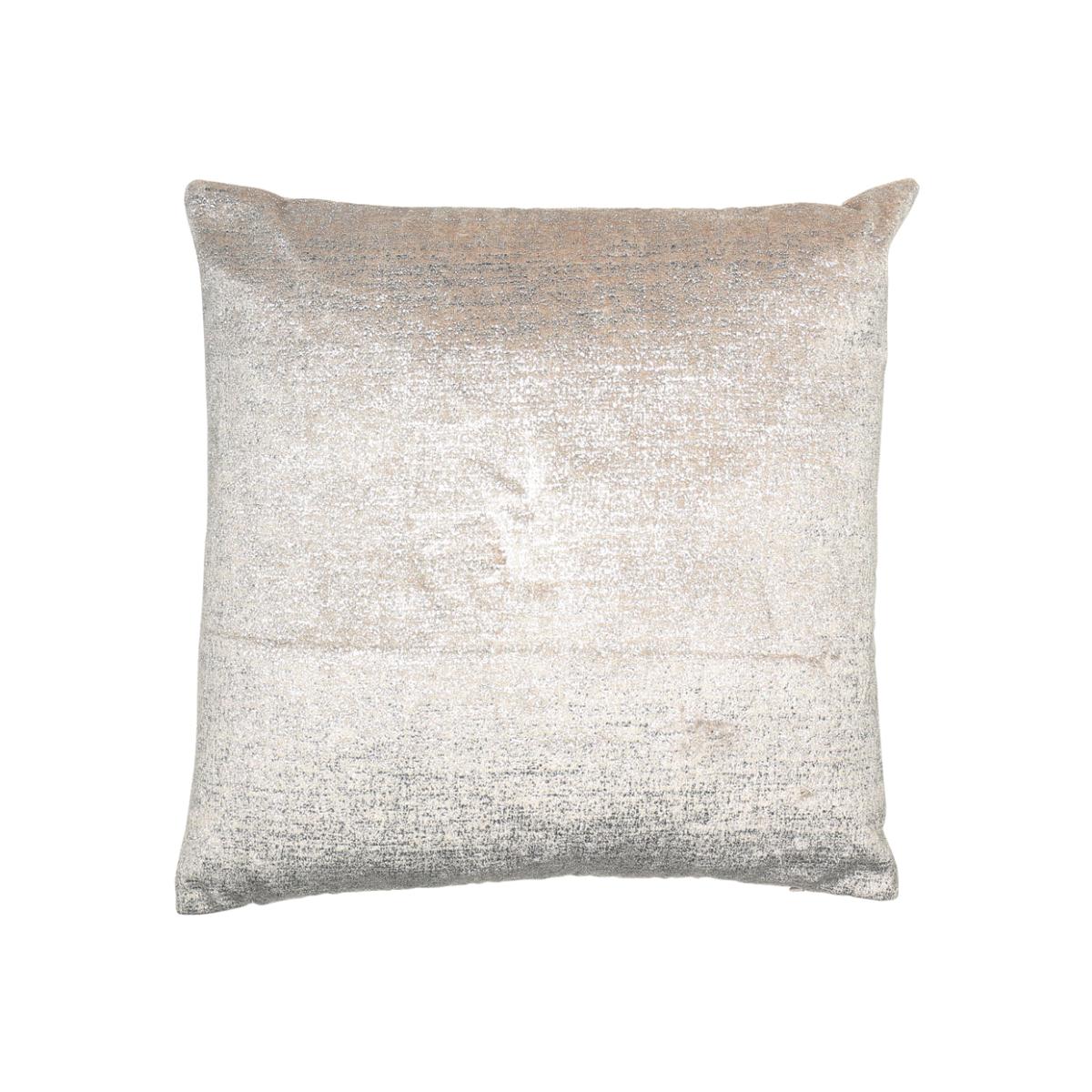 Malini Metallica Cushion in Silver