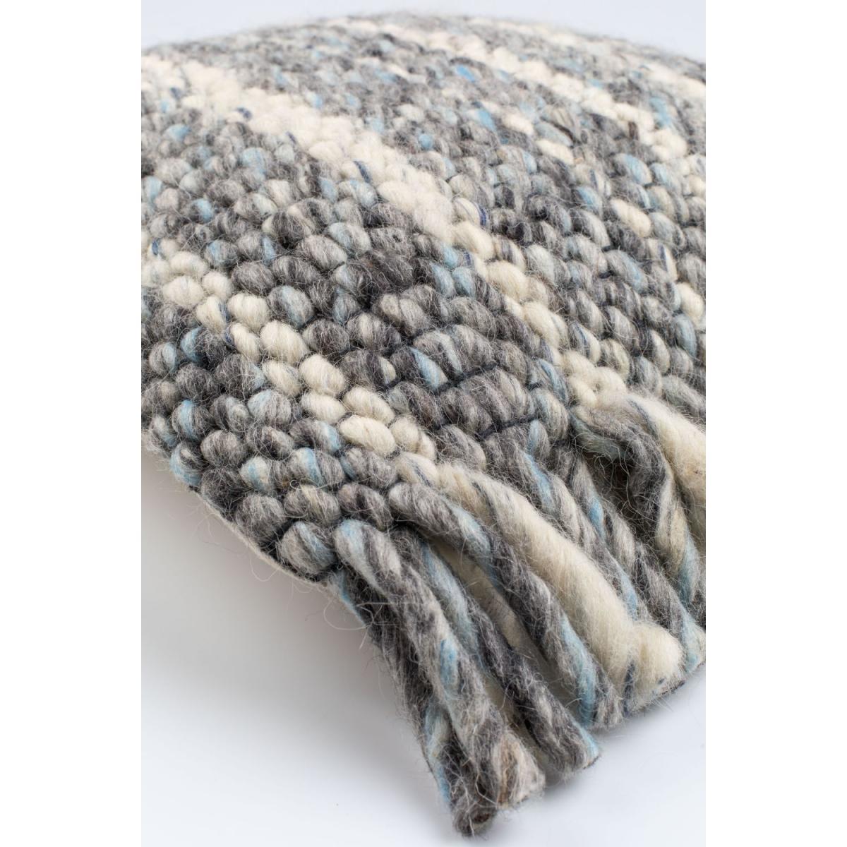 Zuiver Frills Pillow Grey/Blue | Outlet – image 3