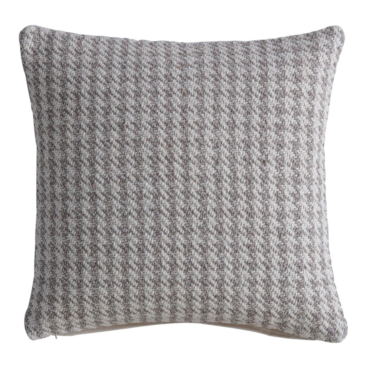 Gallery Interiors Knitted Houndstooth Cushion – image 2