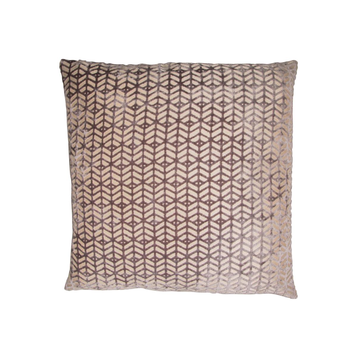 Malini Dua Velvet Abstract Cusion in Grey