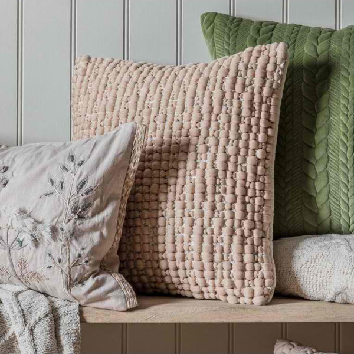 Gallery Direct Textured Bobble Cushion – image 3