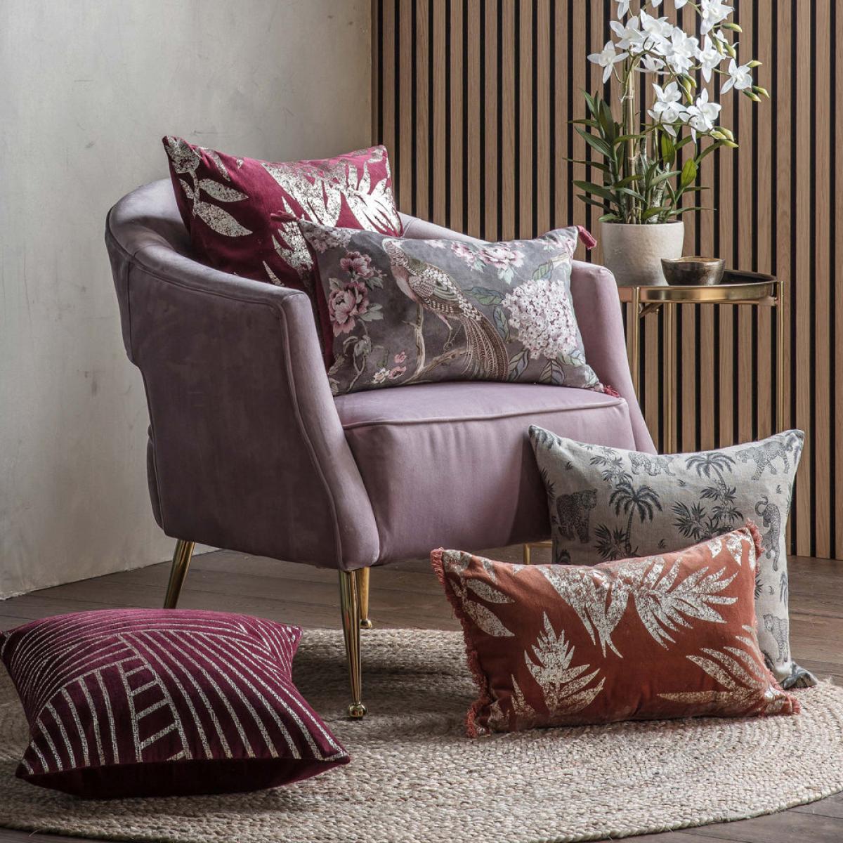 Gallery Interiors Palm Leopard Cushion | Outlet – image 6