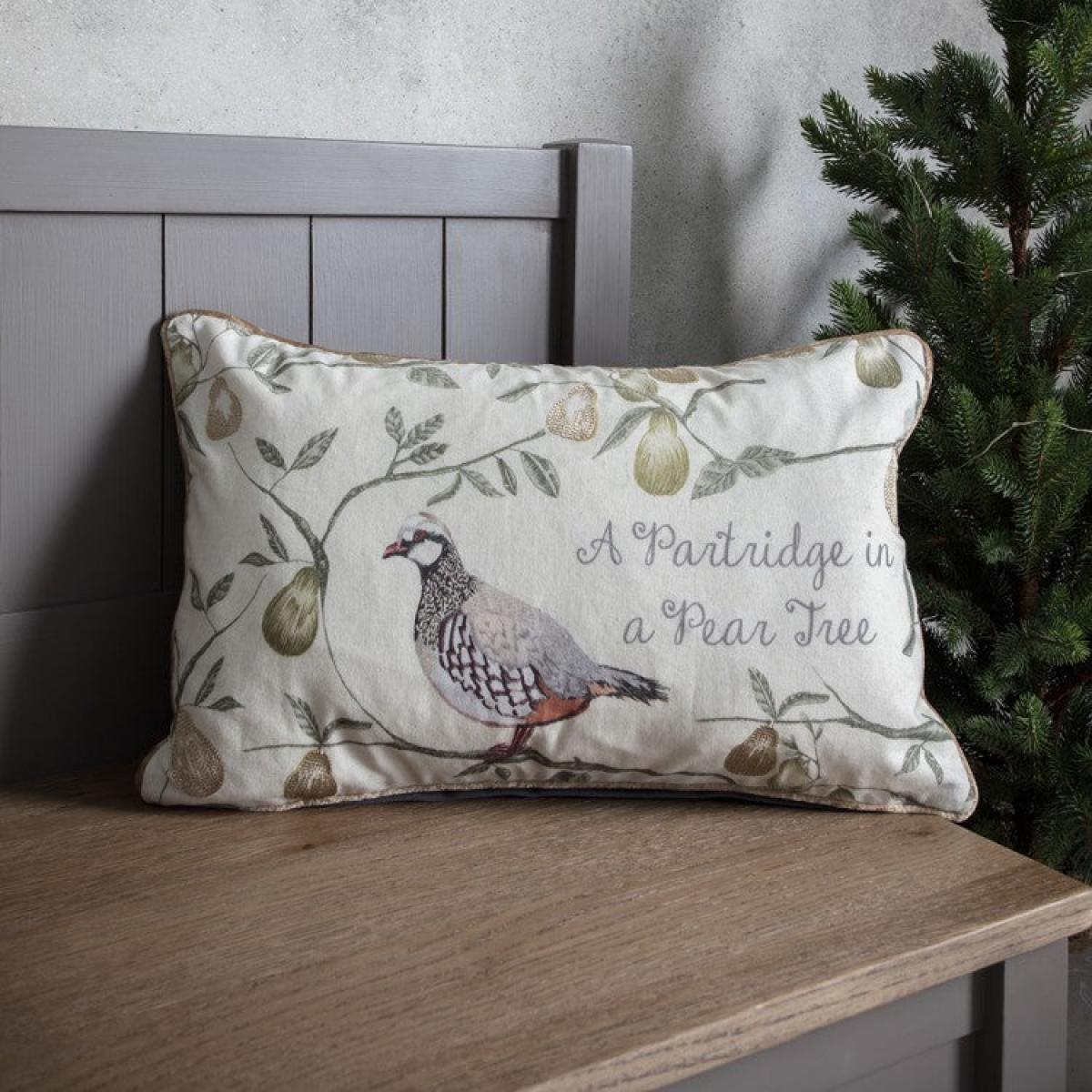 Gallery Direct A Partridge In A Pear Tree Cushion