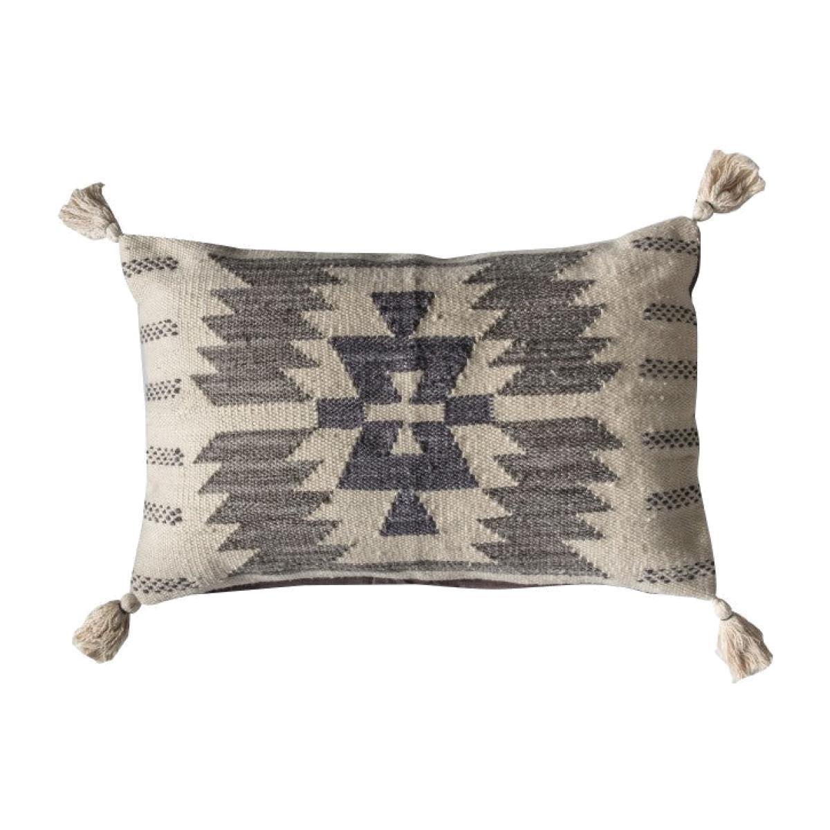 Gallery Direct Rio Tassel Grey Cushion – image 1