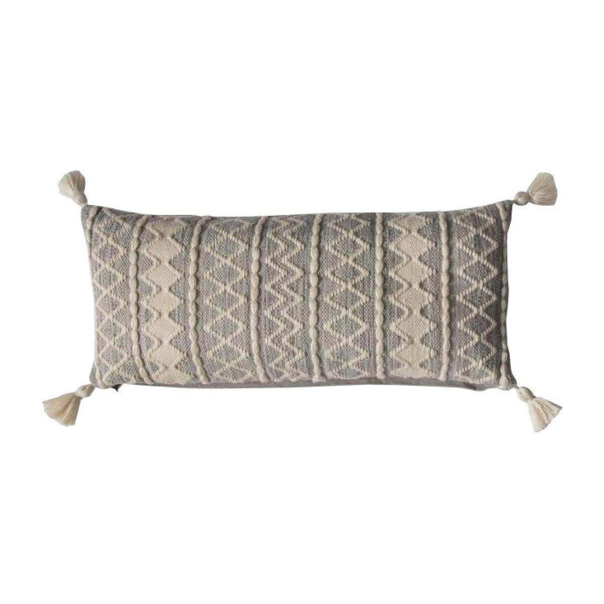 Gallery Direct Salvador Tassel Grey Cushion