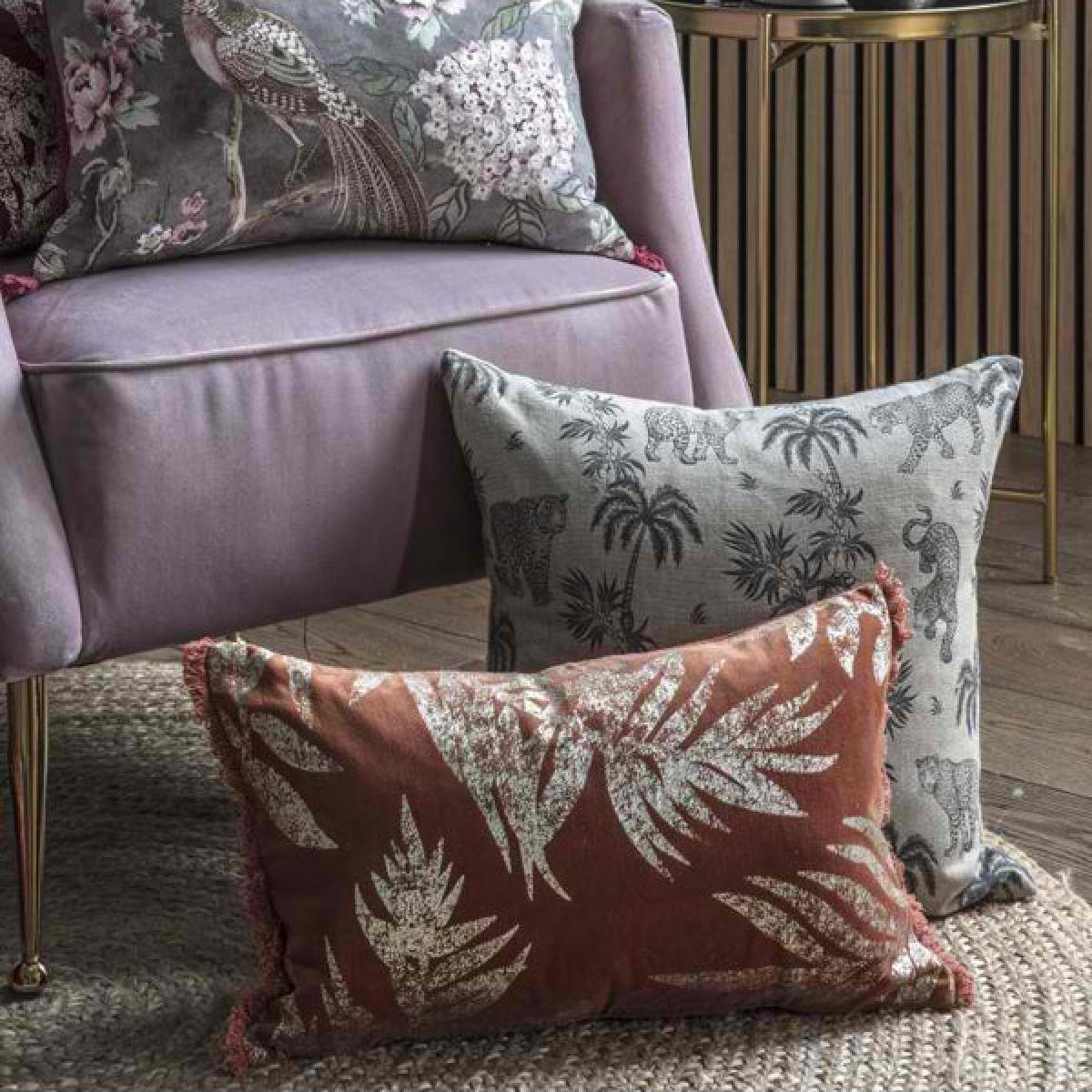 Gallery Direct Palm Leopard Cushion – image 2