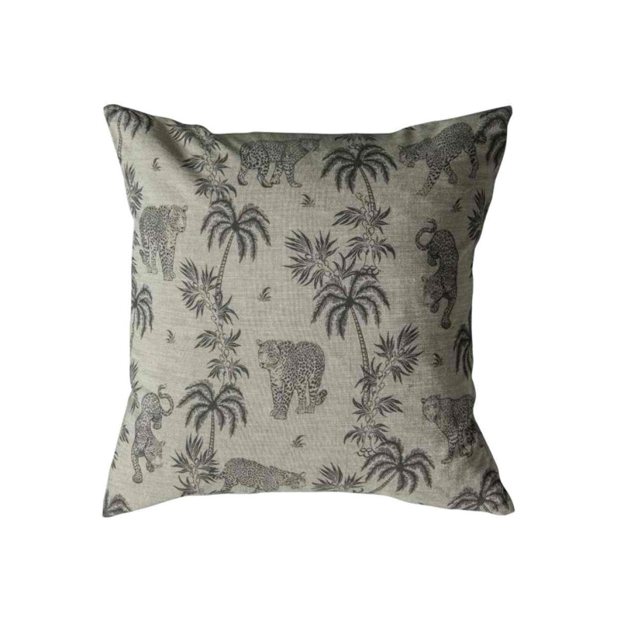 Gallery Direct Palm Leopard Cushion – image 1