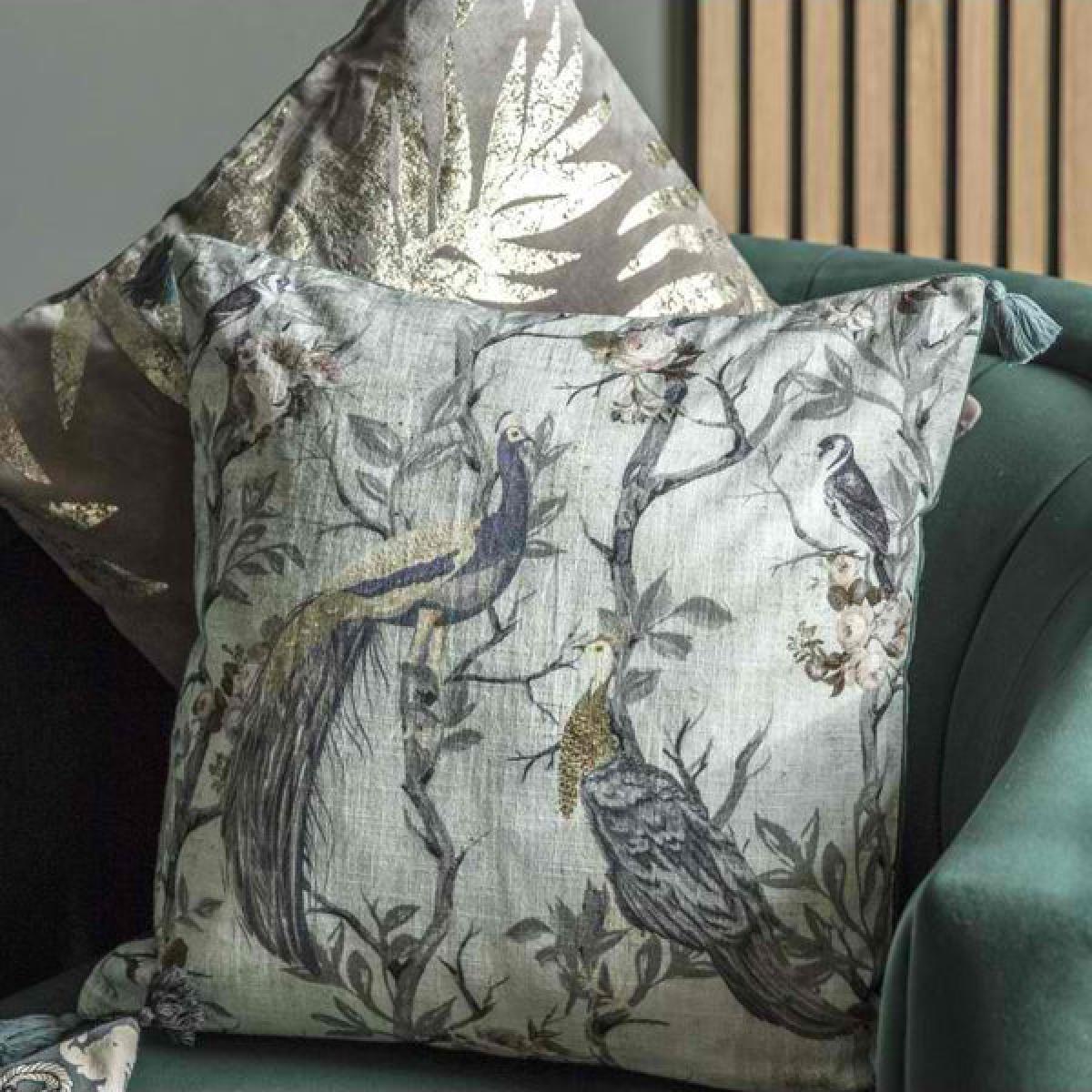 Gallery Direct Peacock Tassel Cushion – image 2