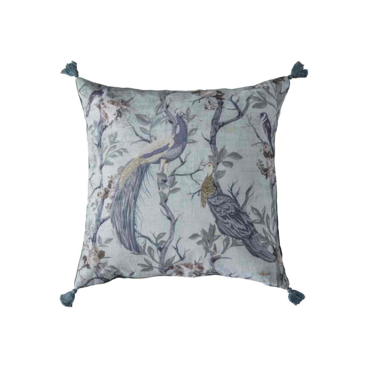 Gallery Direct Peacock Tassel Cushion – image 1