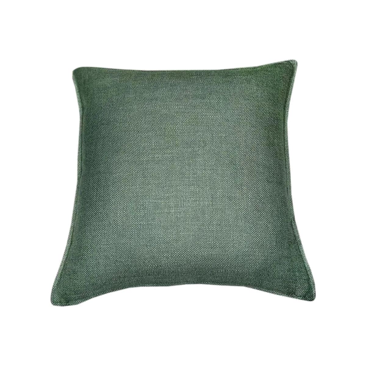 Malini Linea Square Cushion in Lizard Green