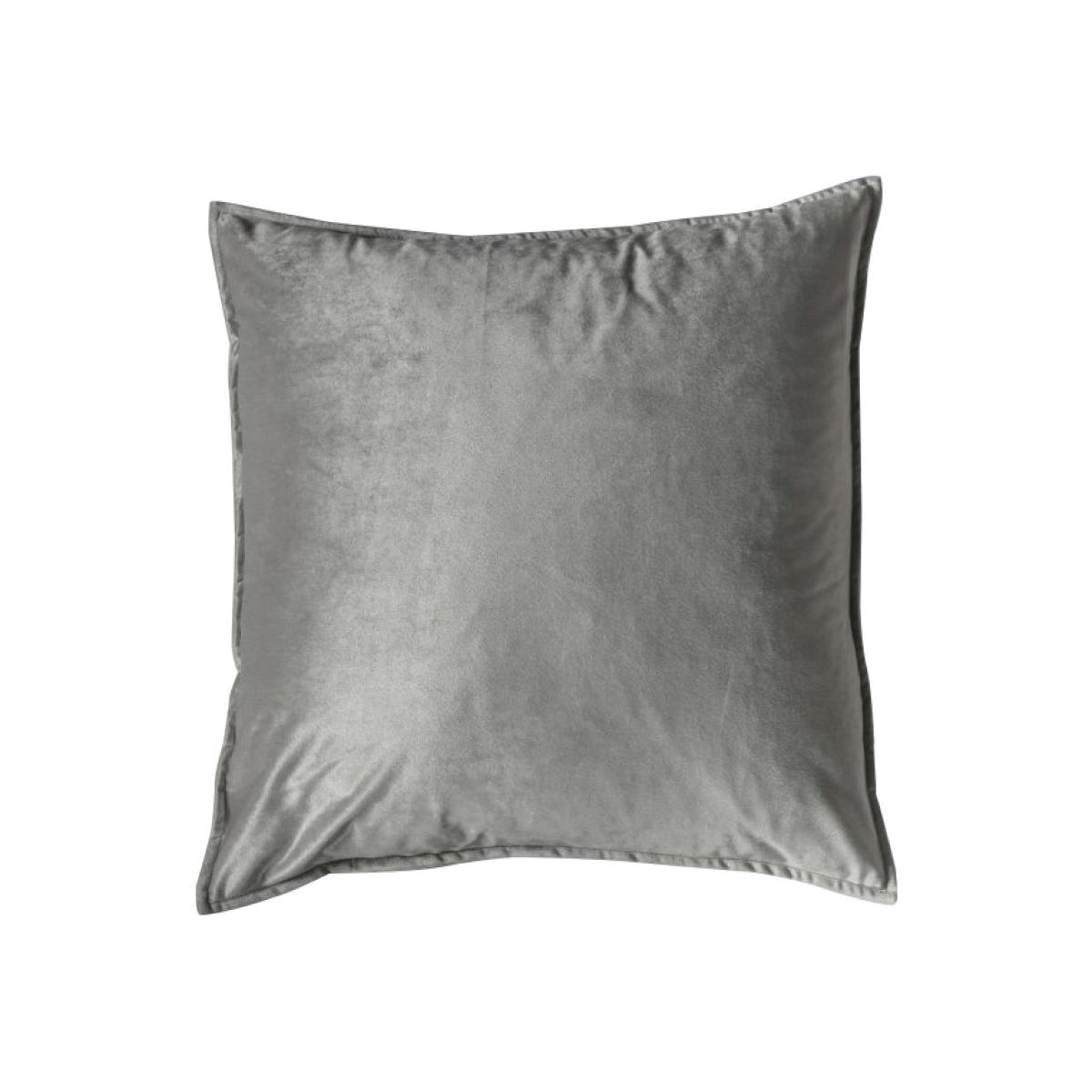 Meto Velvet Oxford Filled Cushion - Silver – image 1