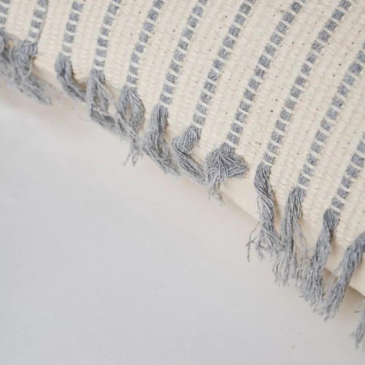 BHS Pinstripe Cushion 45cm - Grey – image 3