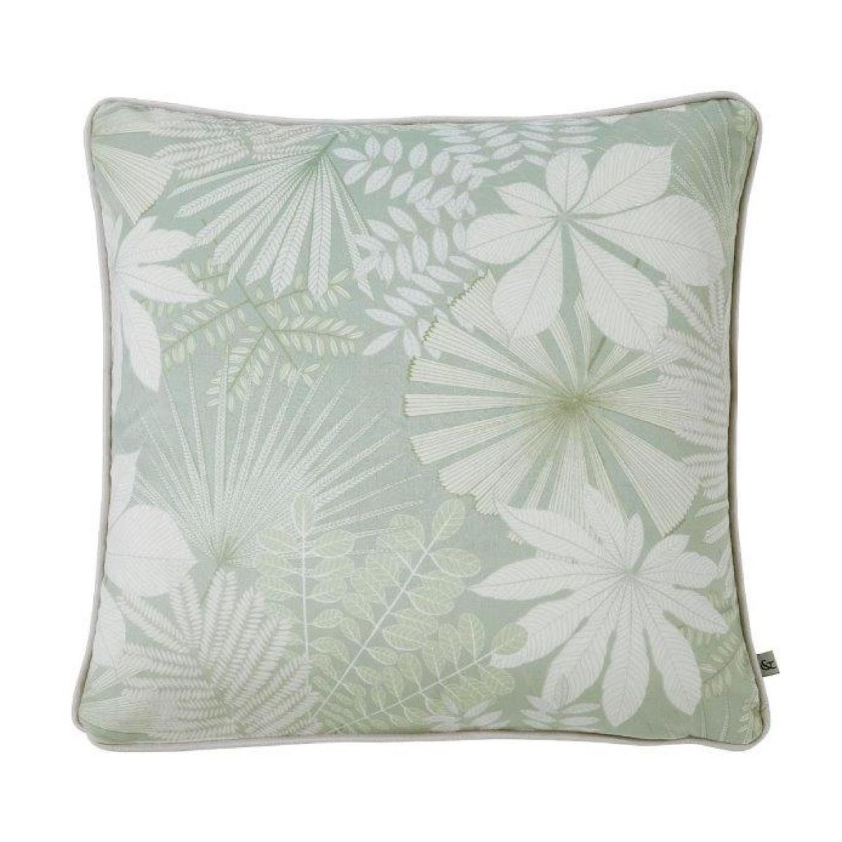 Graham & Brown Graham and Brown Bohemia Feather Filled Cushion - Sage, Velvet – image 2