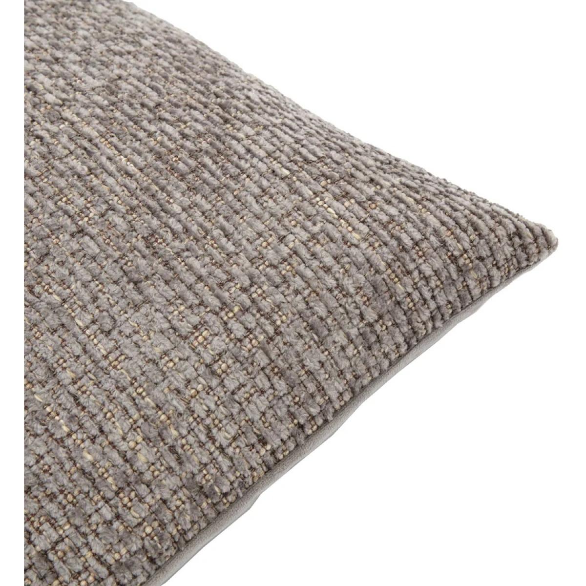 Chenille Cushion Filled - Grey – image 6