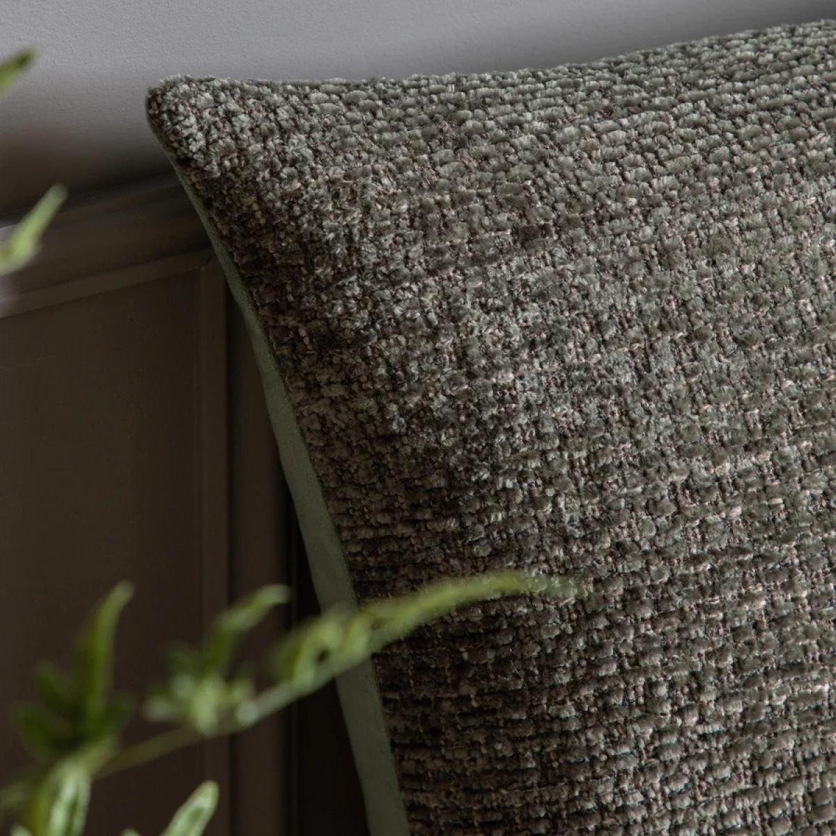 Chenille Cushion Filled Cushion - Olive – image 3