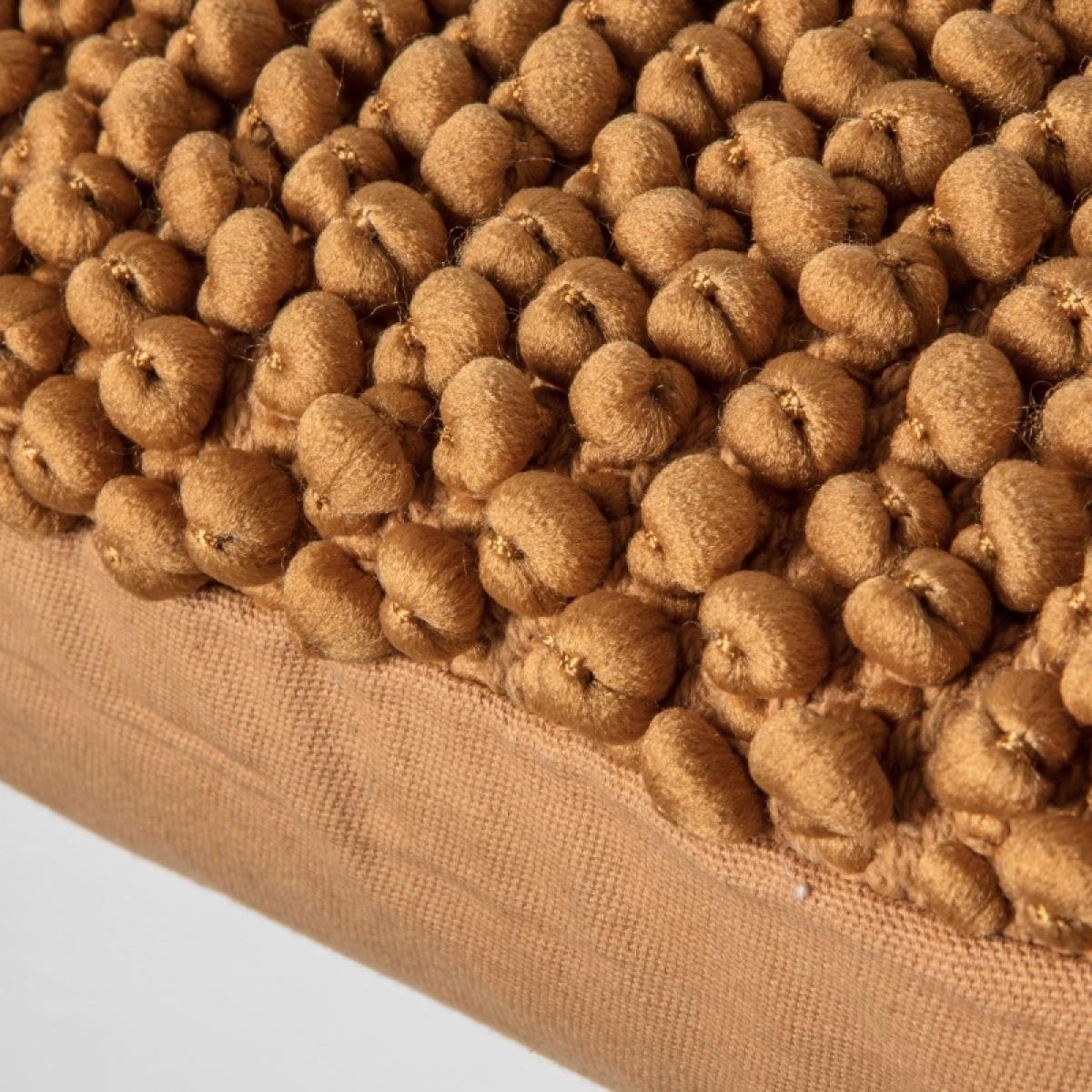 Pino Feather Filled Cushion - Tan In Brown – image 7