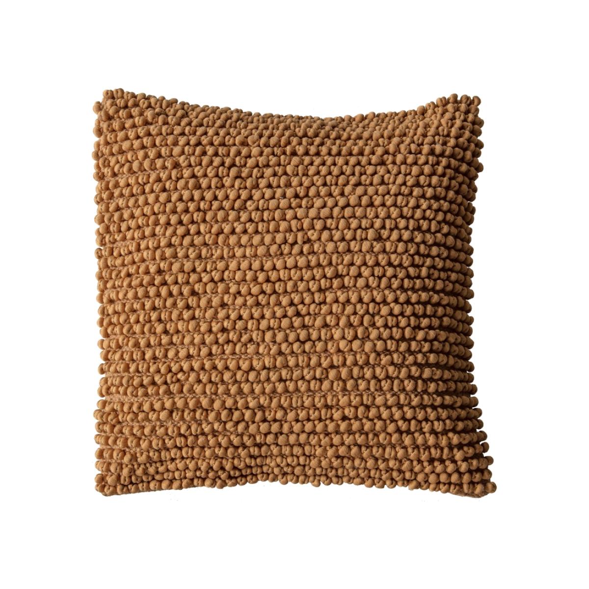 Pino Feather Filled Cushion - Tan In Brown – image 1