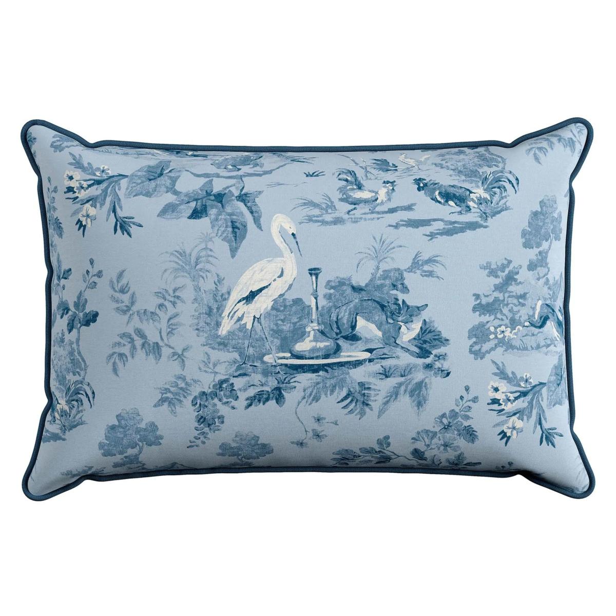 Sanderson Options Aesops Fables Cushion 50x30cm - Dove Blue – image 2