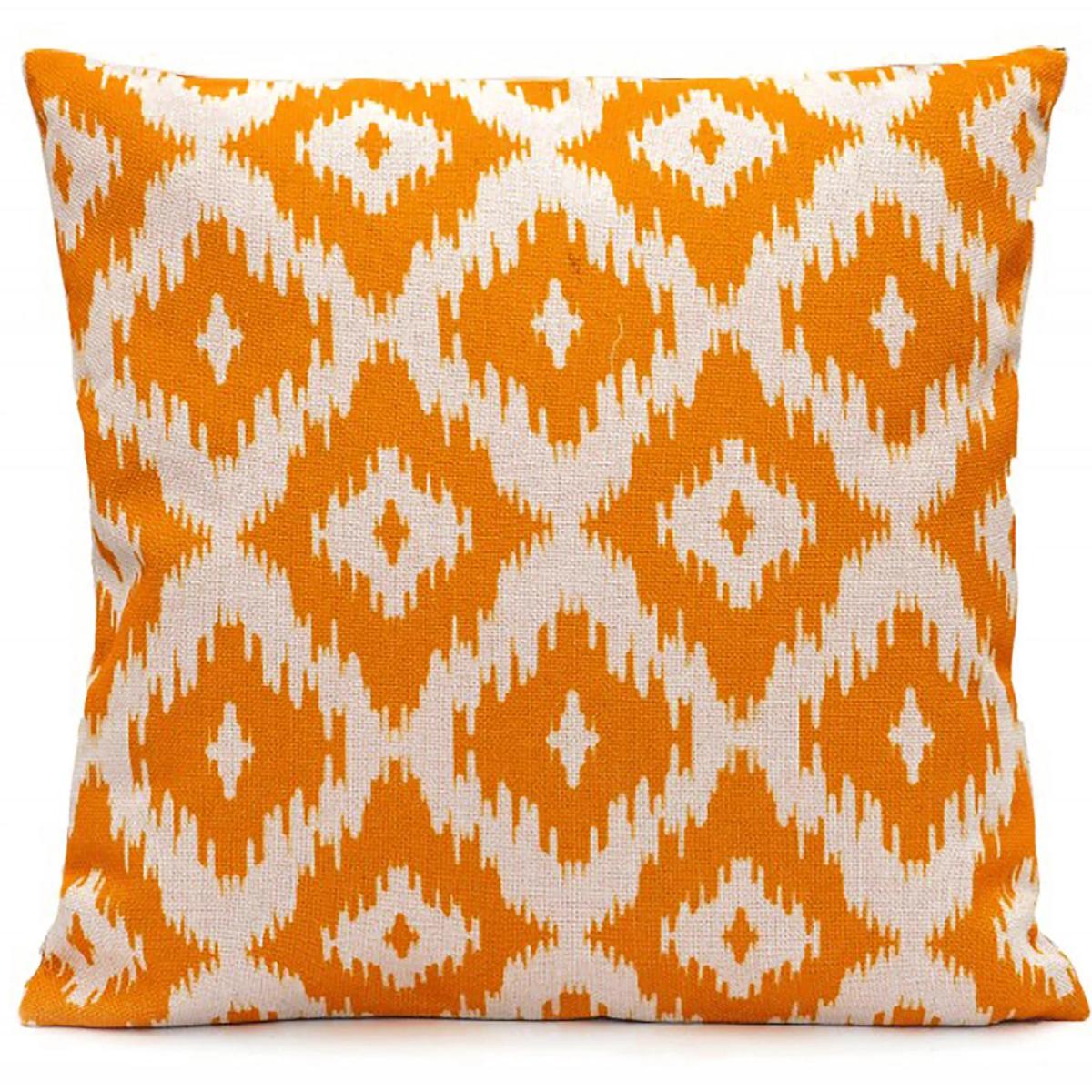 LG Outdoor 45cm Scatter Cushion - Icat Diamonds In Orange – image 2