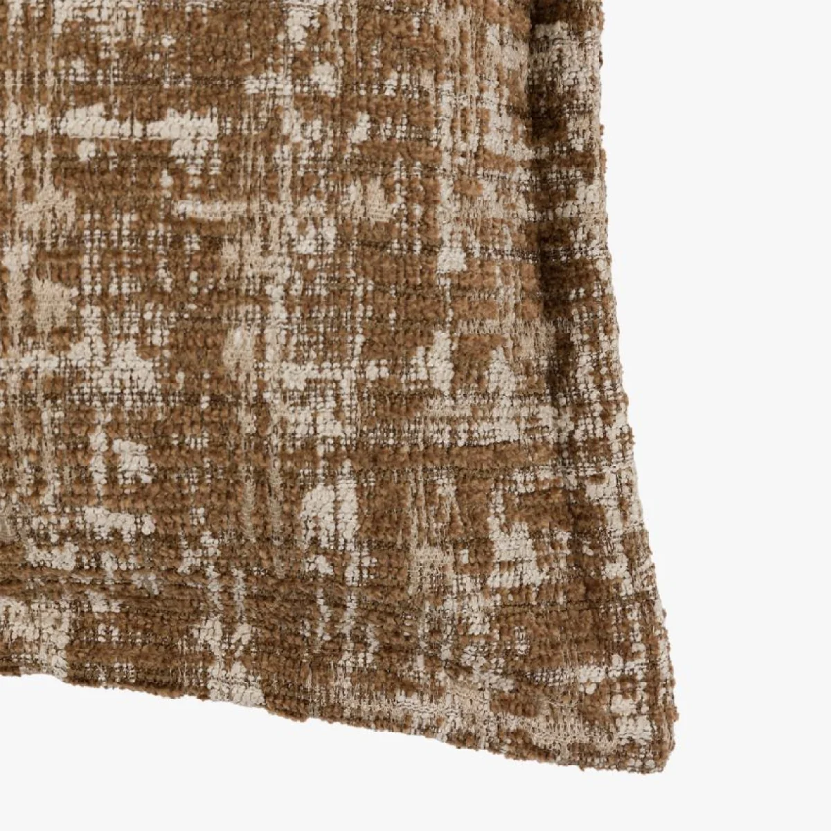 Anya Jacquard Cushion in Camel – image 3