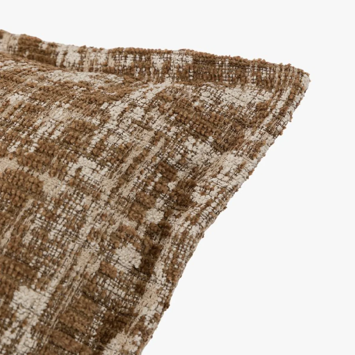 Anya Jacquard Cushion in Camel – image 4