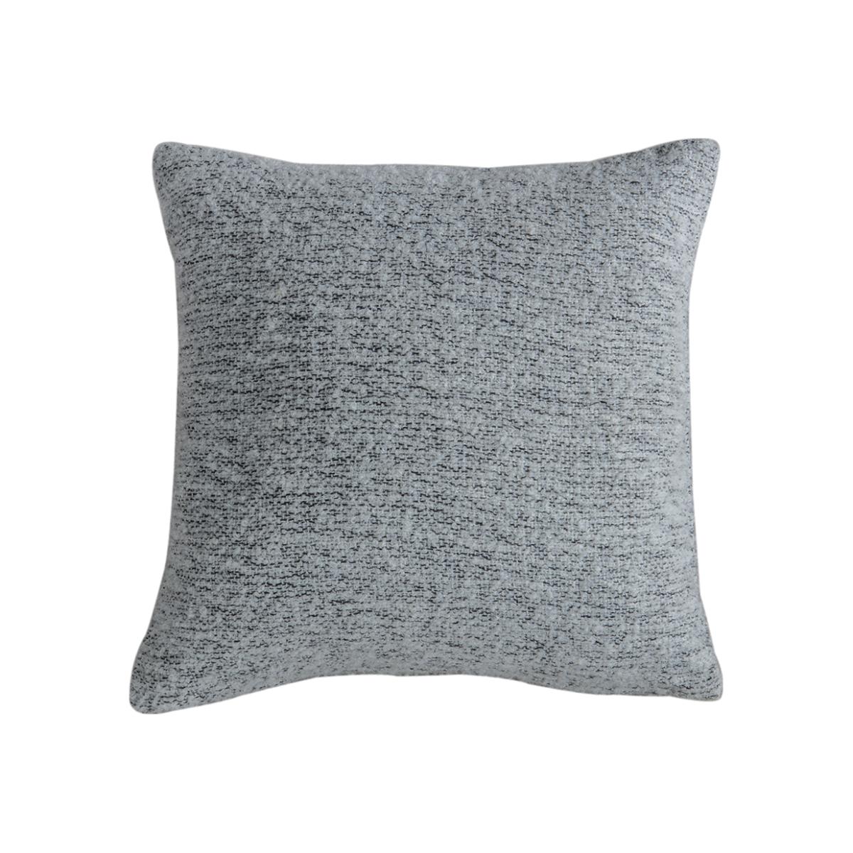 Quincy Hand-Woven Cushion in Grey