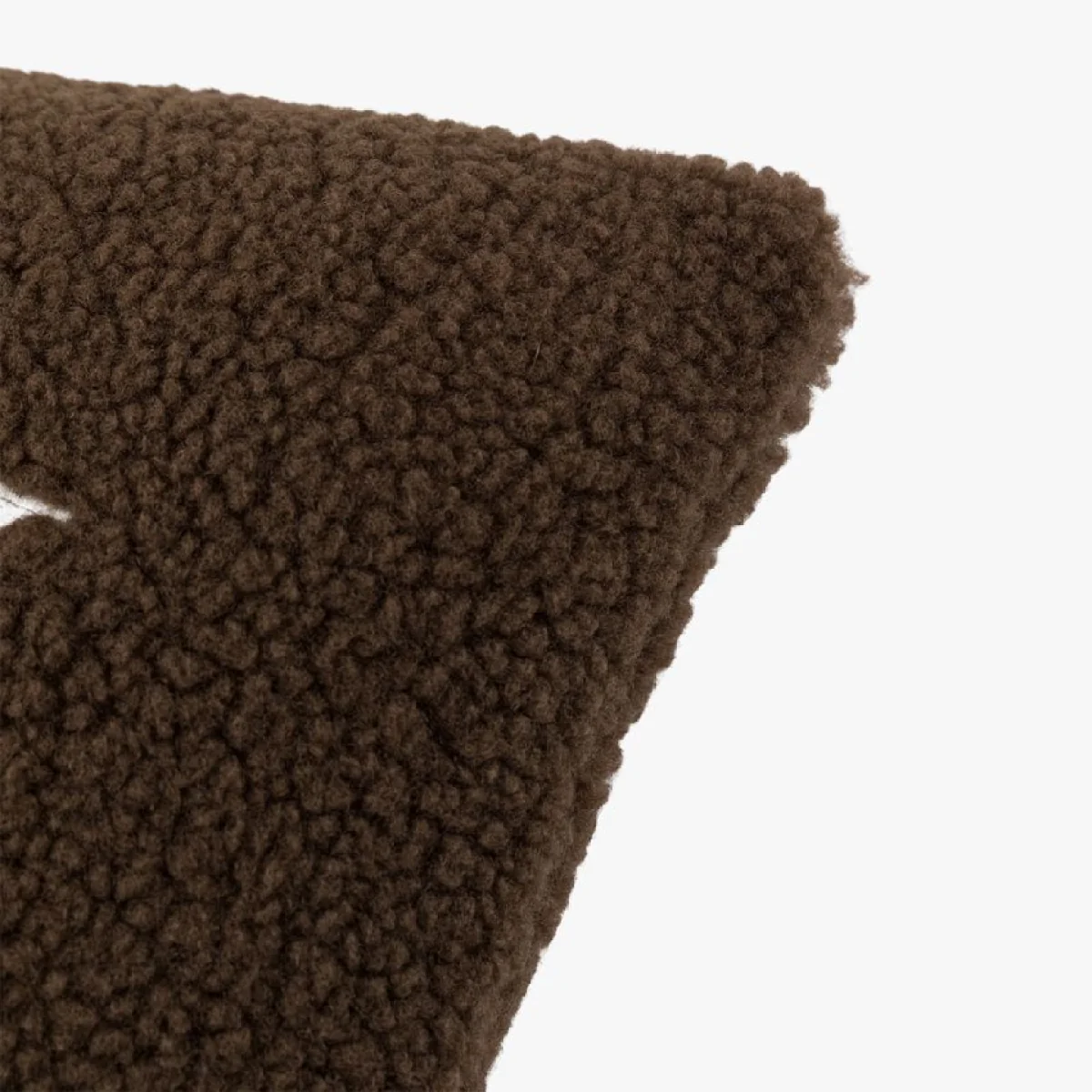 Autumnal Embroidered Cosy Cushion in Chocolate – image 5