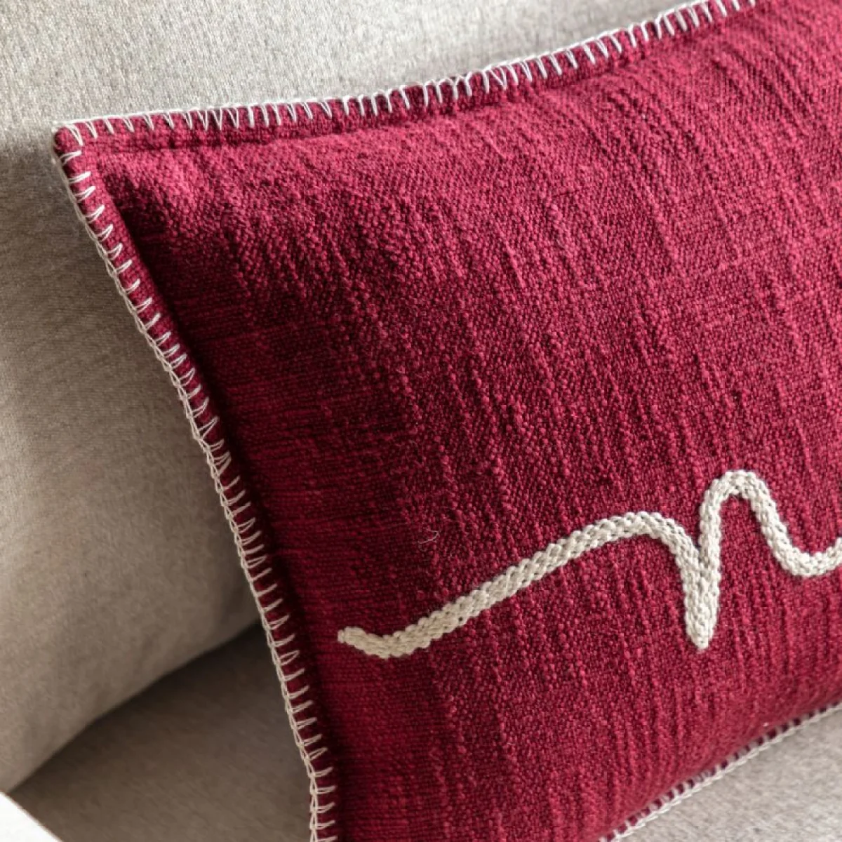 Timeless Tidings Embroidered Noel Cushion – image 6