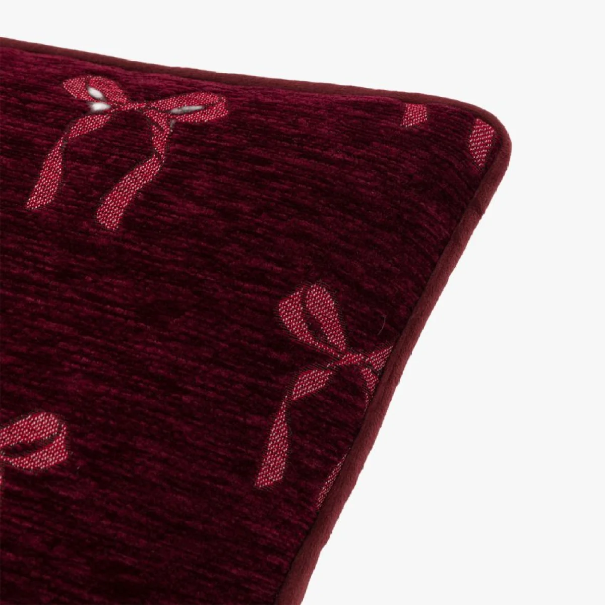 Timeless Tidings Chenille Bow Cushion – image 5