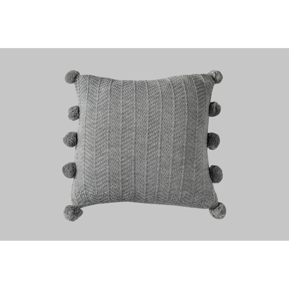 Lachute Herringbone Grey Cushion – image 1