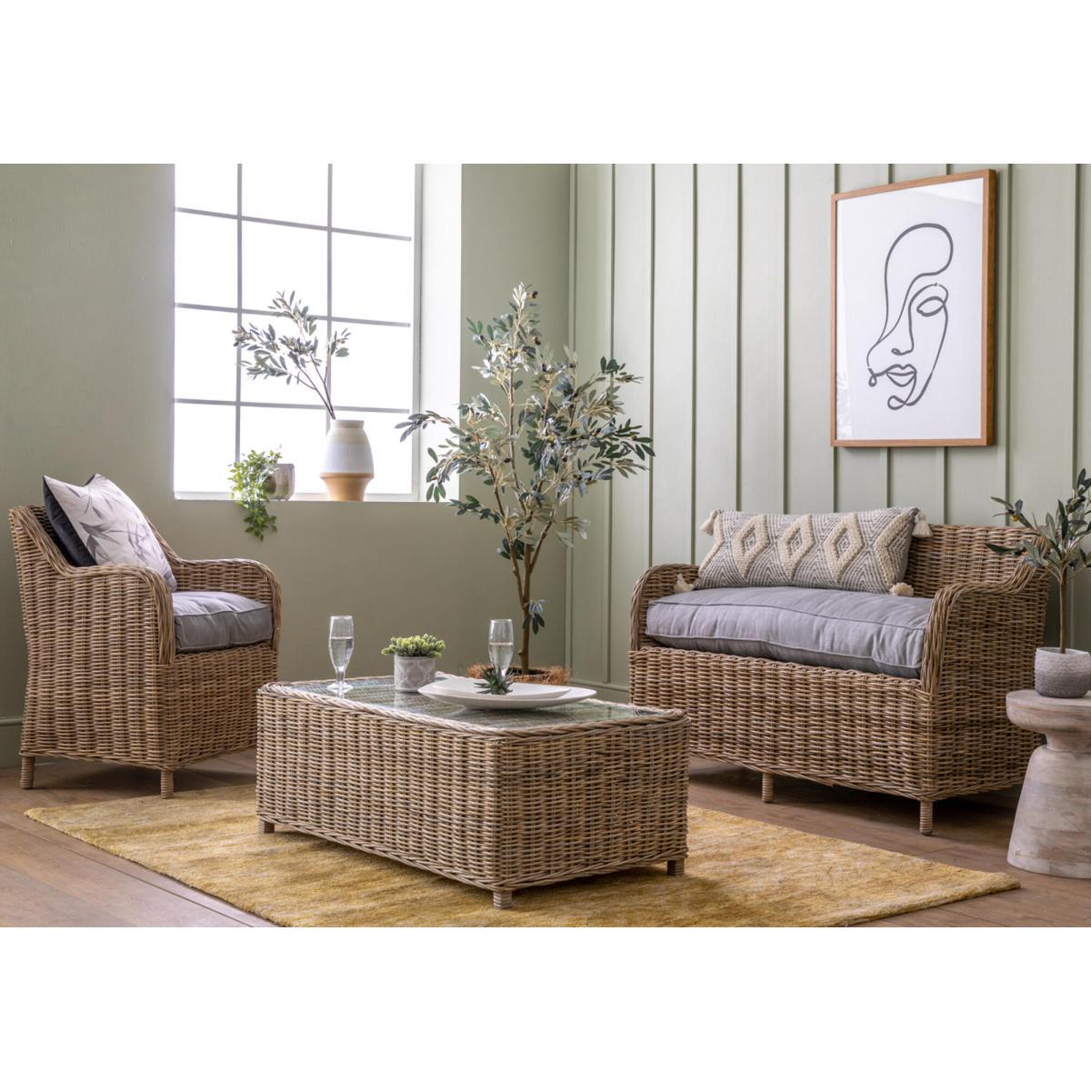 Ramona Tassled Cushion in Grey – image 2