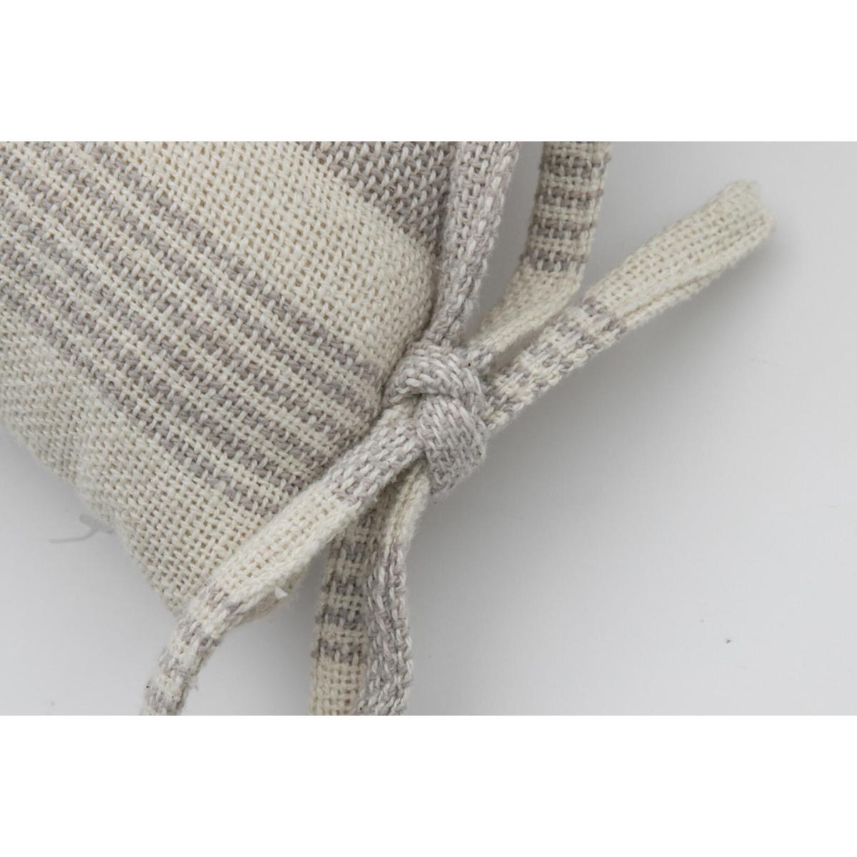 Plush-Up Stripe Seatpad in Taupe Set of Two – image 2